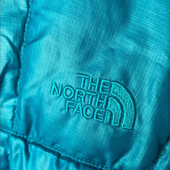 $260 The North Face Women's Teal down filled Puffer Coat - Picture 3 of 5